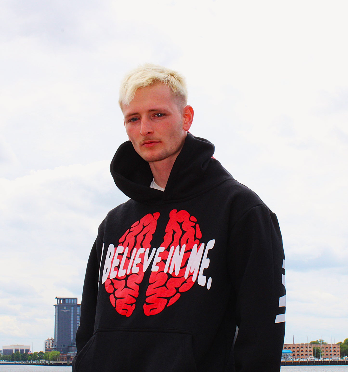 “POWER” OVERSIZED HOODIE
